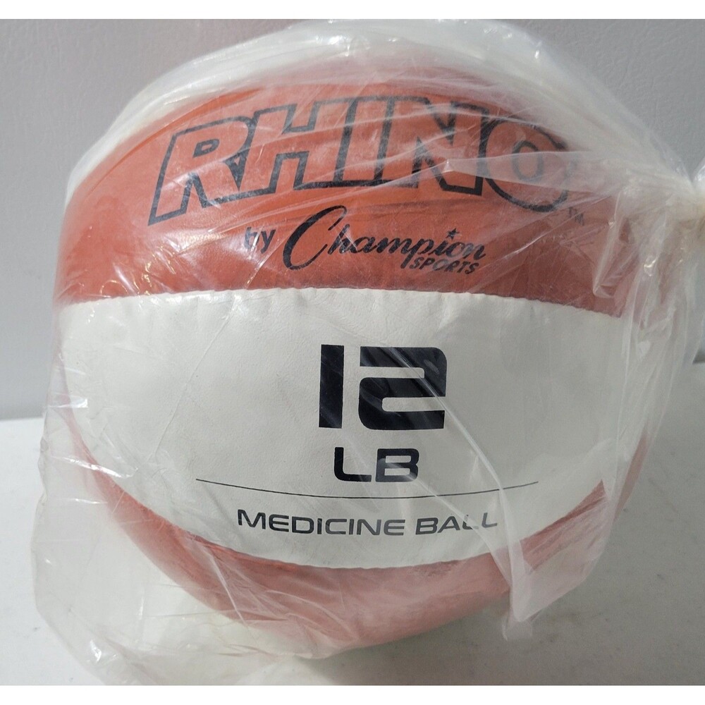 Champion Sports Leather Medicine Balls – Durable Weighted Ball New